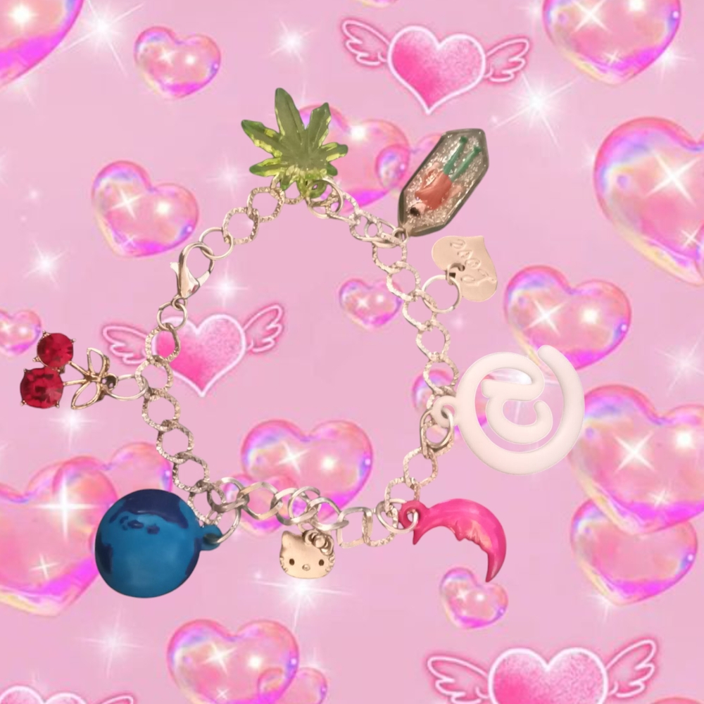 Charming Multicolor Bracelet with Cute Charms